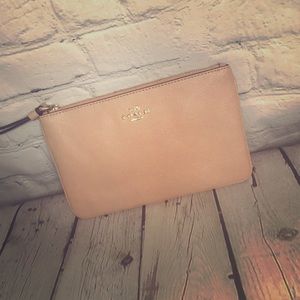 Nude Coach Wristlet